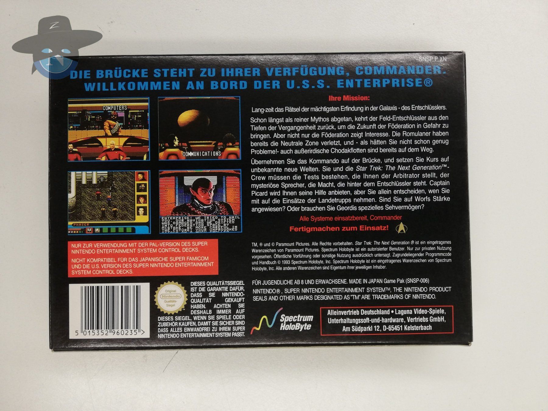 Nintendo Giochi: Star Trek - the next Generation / Super Nintendo SNES – Usato da St. Gallen venduto da zorro_dc 1