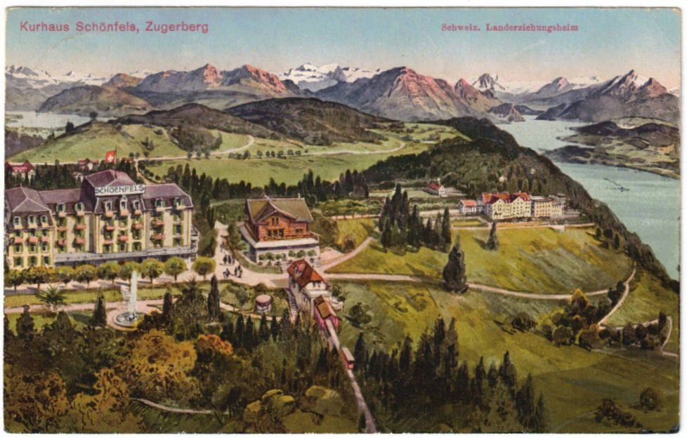 Ansichtskarten: Zug - Standseilbahn Zugerberg – Gebraucht aus Binningen von Mountainrider
