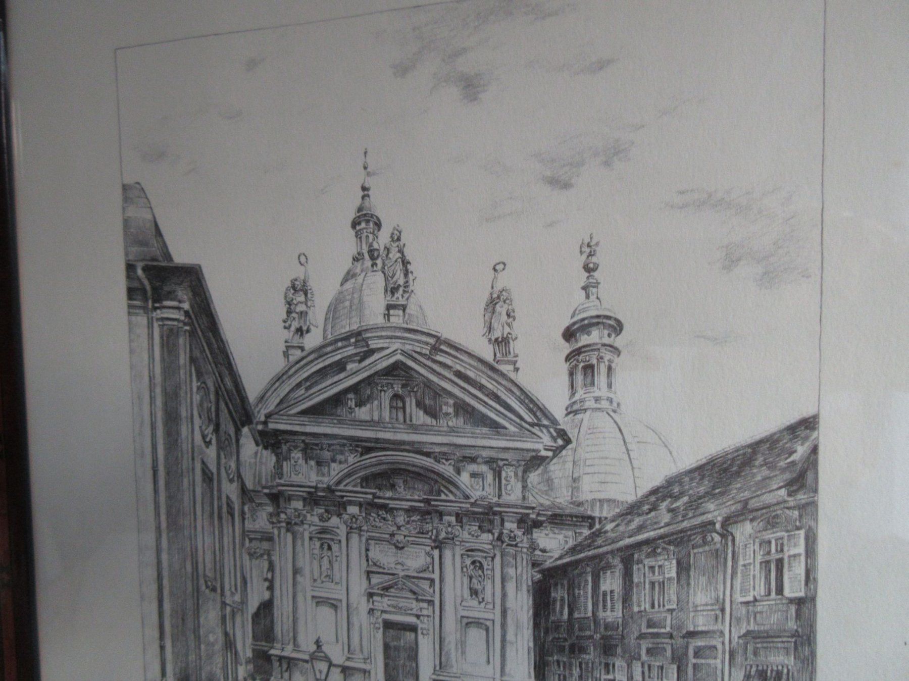 Grafica & Litografie: Graz Mausoleum, Lithografie E.A., Künstlerexemplar – Usato da Binningen venduto da mondoantico 1