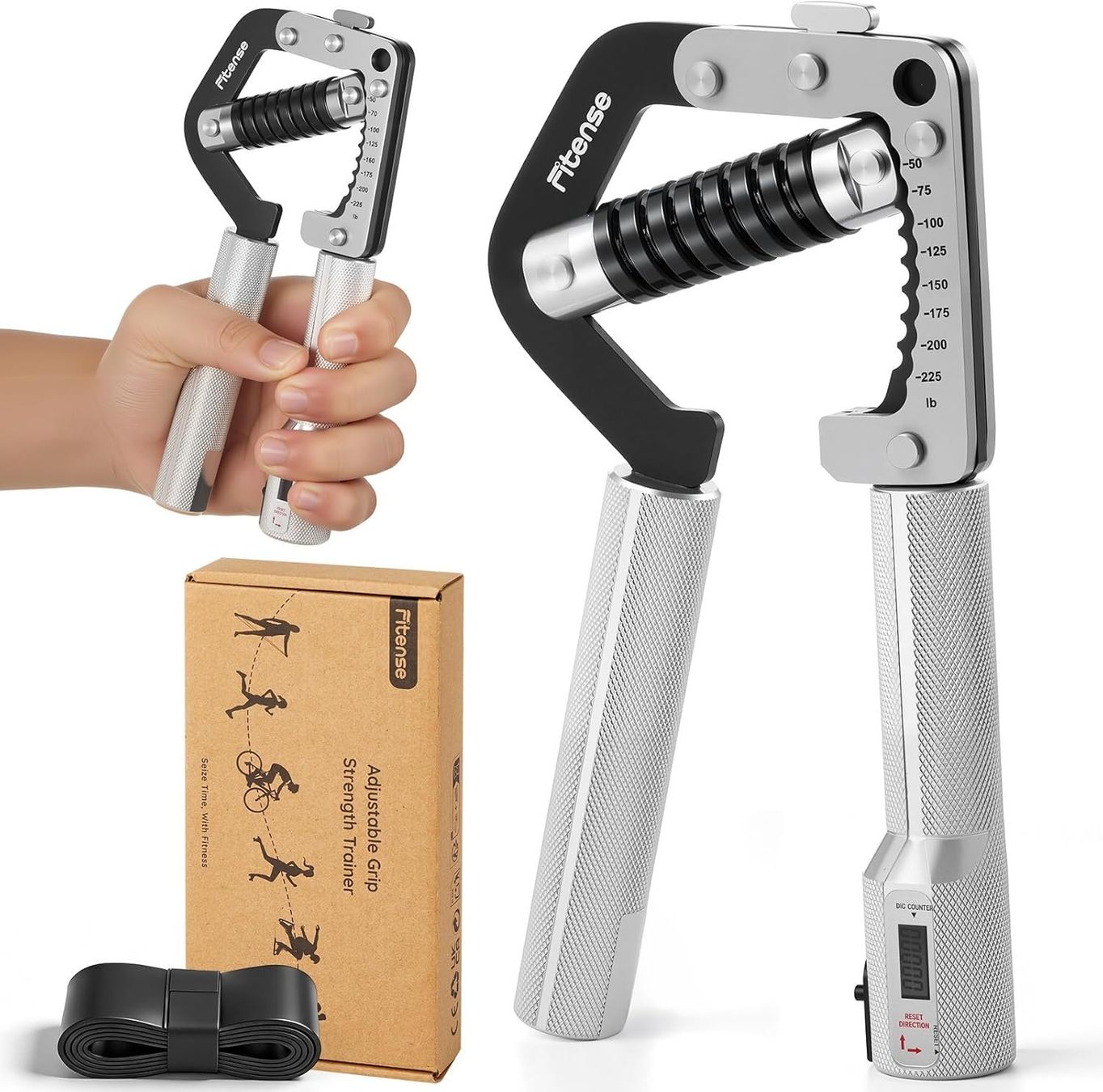Hometrainer: Handtrainer Griffkrafttrainer 50-225LB Zähler – Nuovo e nell'imballaggio originale da Suhr venduto da TradeMasters