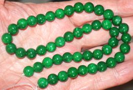 Stein Perlen - L-3991 – Grüne Jade 8mm – 38cm