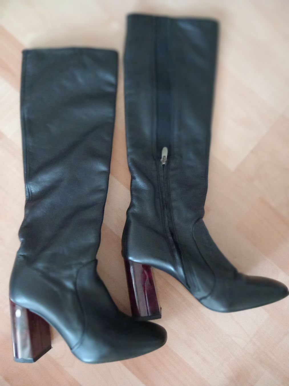 Scarpe da donna: Echt-Lederstiefel Gr. 36, schwarz – Usato da Wanzwil venduto da lonelybeachhouse