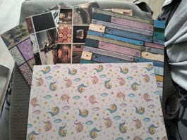 Diverse A4 Bastelpapier-Sammlung, viele Motive, Top Zustand