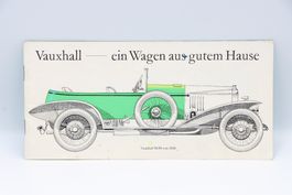 Vauxhall Modellprogramm 1963 Prospekt GM Bienne