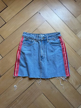 ZARA - Jeansrock hellblau S
