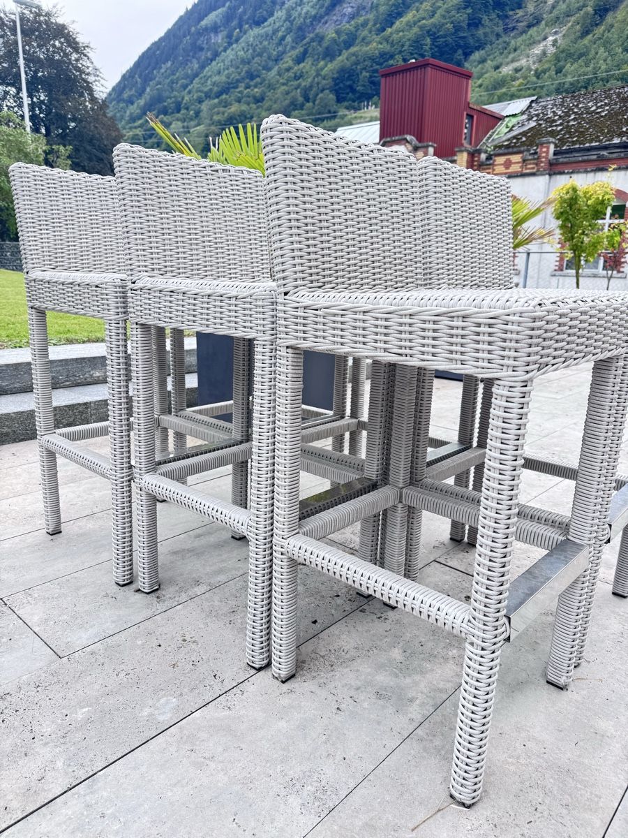 Seggioloni: Garten-/Barstühle aus Polyrattan – Usato da Engi venduto da Winge 1