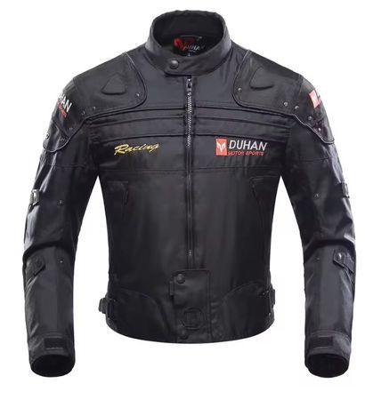 Duhan Motorradjacke Gr.: L (schwarz)