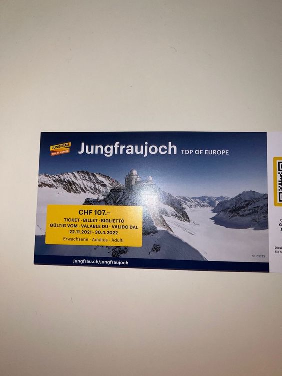 Jungfraujoch Ticket | Kaufen Auf Ricardo