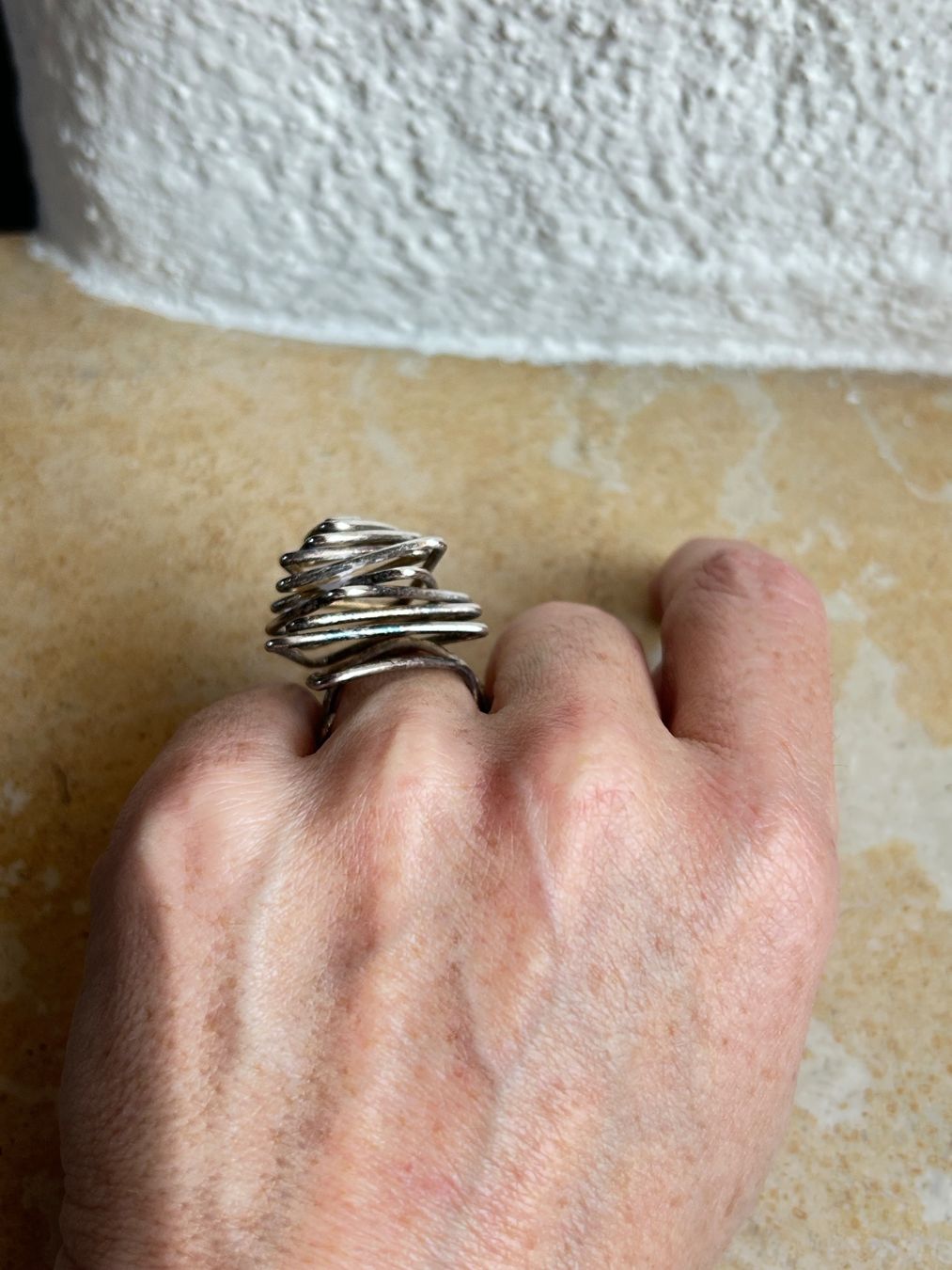 Ringe: Silberdraht Ring TRIANGEL ( Grösse 54/17) – Gebraucht aus Dittingen von Bijoubelle 4