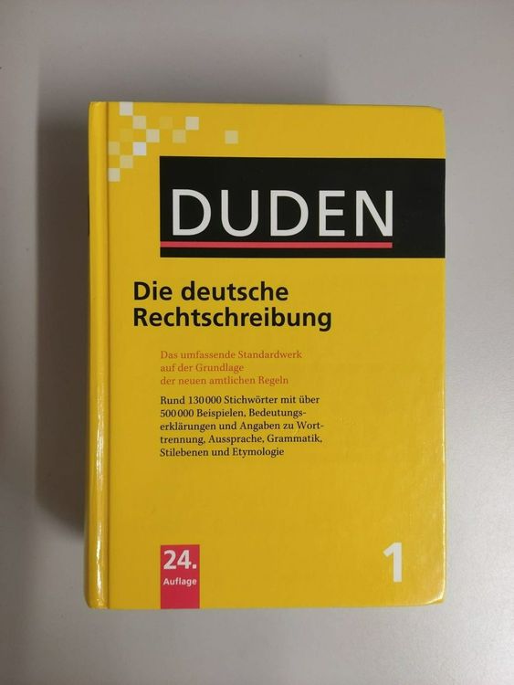 Duden - Die Deutsche Rechtschreibung, 24. Ausgabe | Kaufen Auf Ricardo