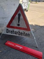 Warndreieck "Dreharbeiten", Triopan, Faltsignal, Warntafel