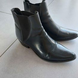 Bottines cuir noir - Steve Madden