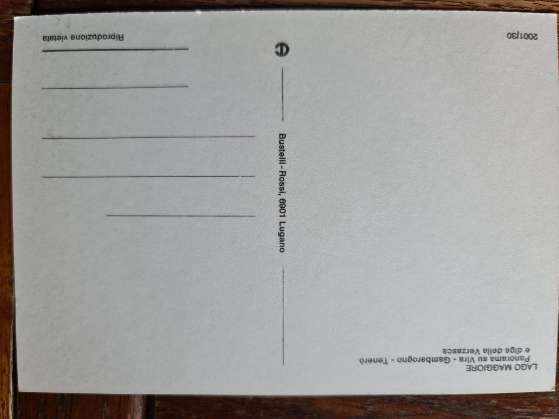 Cartoline postali: Ansichtskarte Lago Maggiore – Usato da Dintikon venduto da Vexi 1