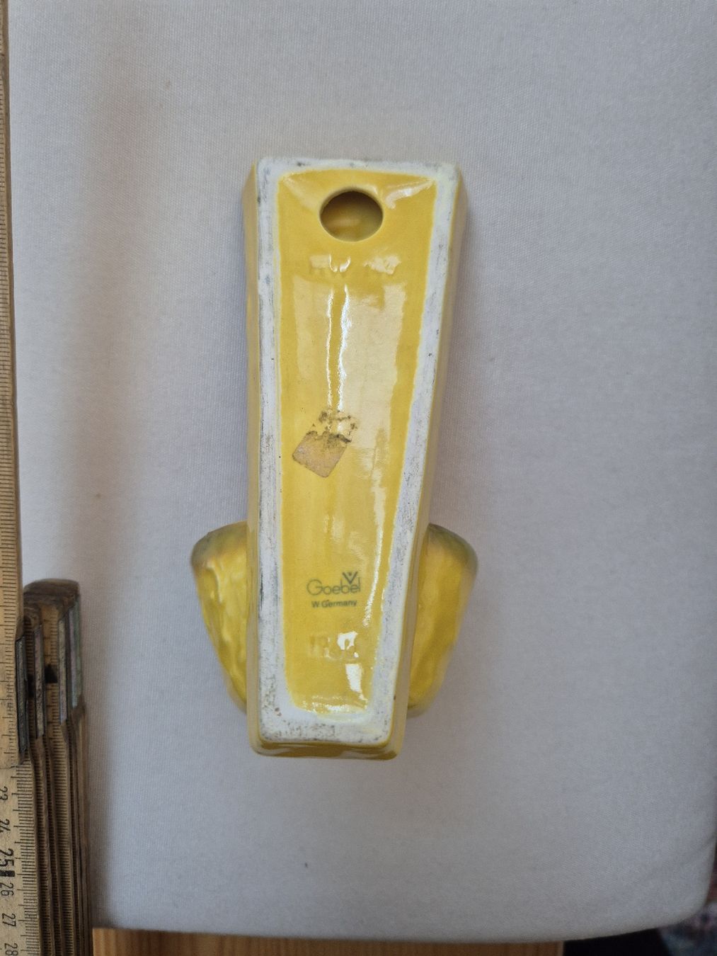 Tutte le decorazioni: Goebel Weihwassergeschirr Gelb – Usato da Vilters venduto da Fleiflomi 1