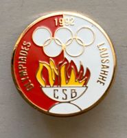 Pin's Collège St-Bernard Lausanne - olympiades 1992