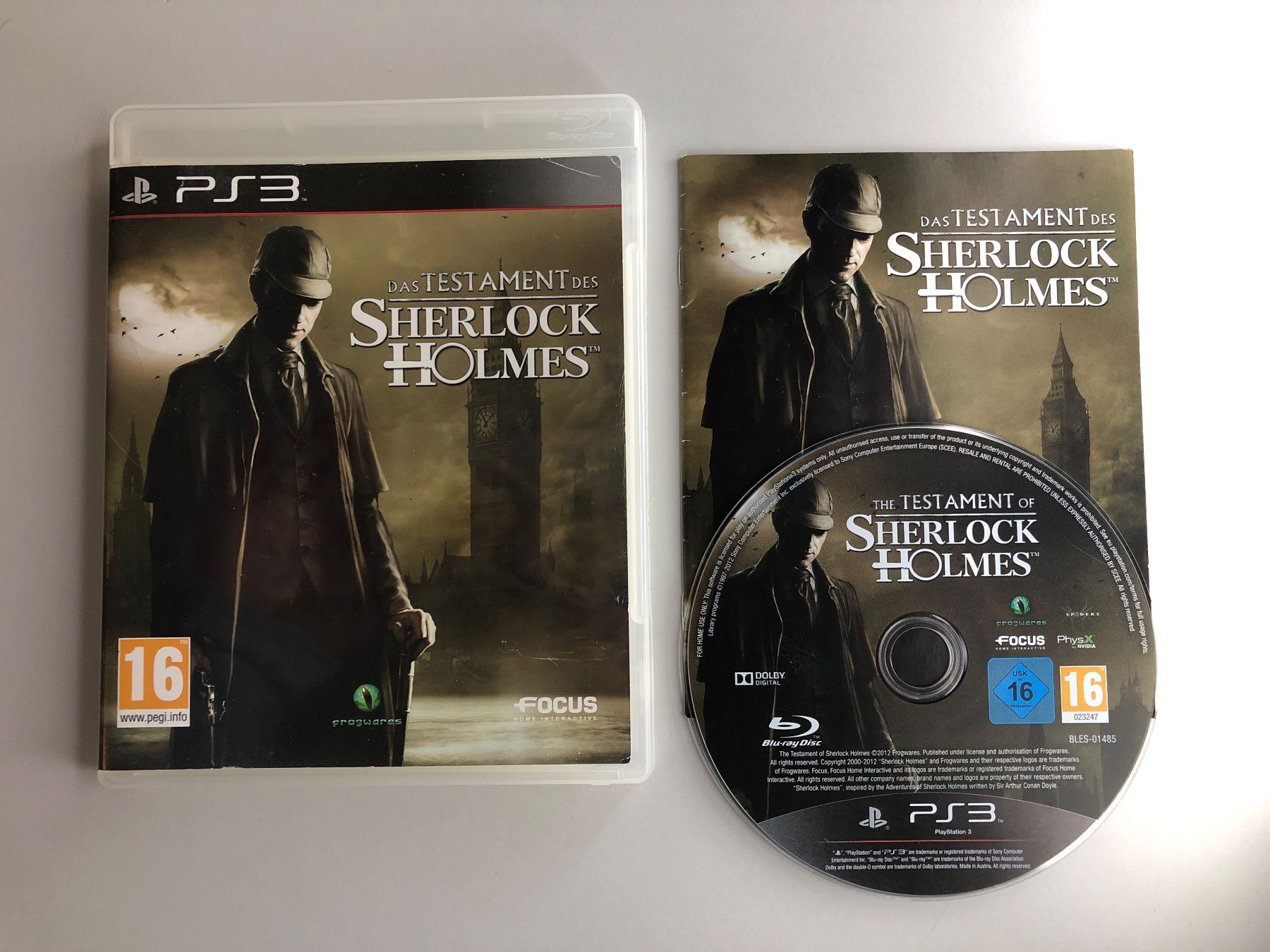 Sony Giochi: Das Testament des Sherlock Holmes - PS3 – Usato da St.gallen venduto da taduz