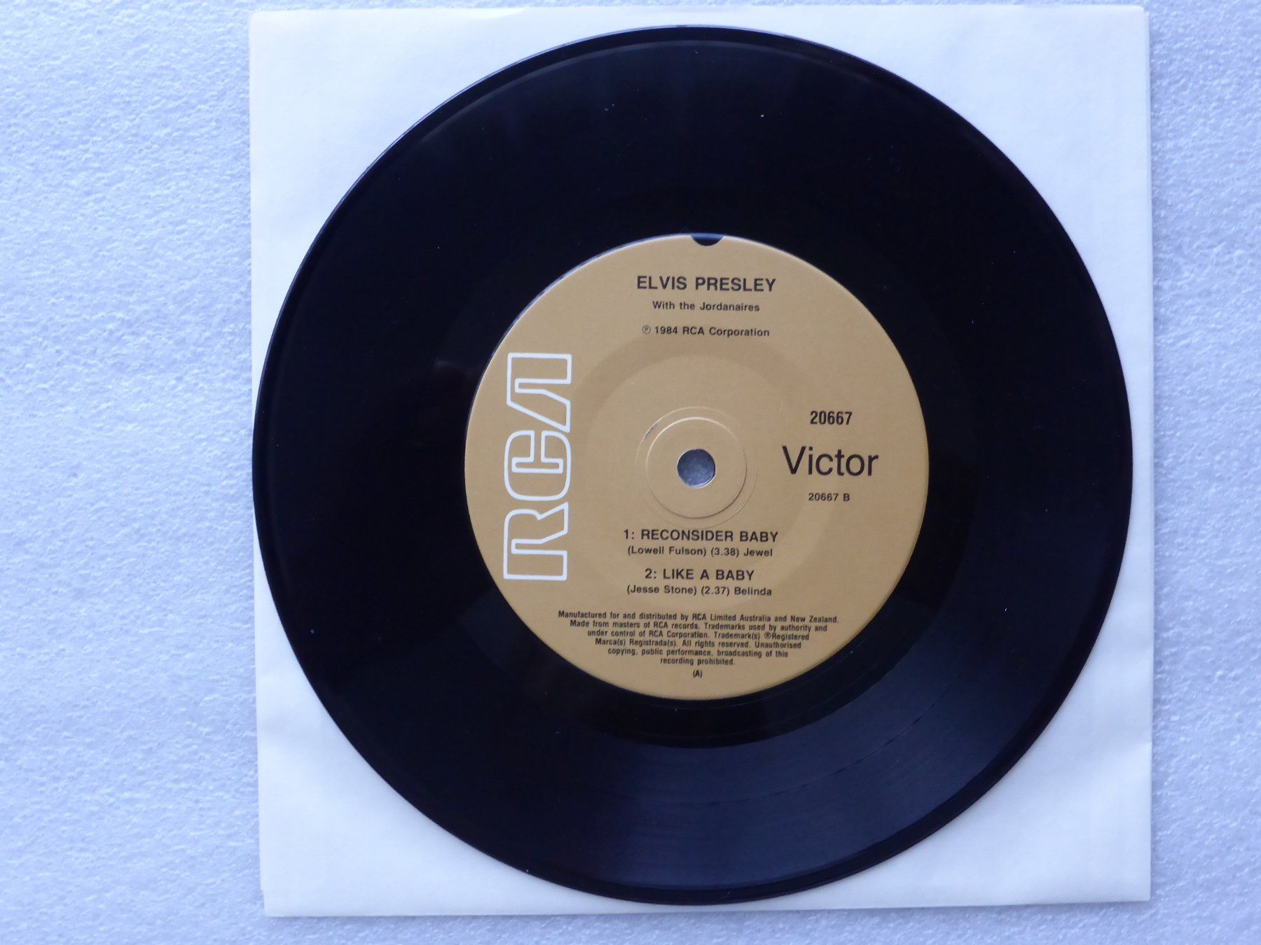 Dischi in vinile: Vinyl Single EP   ELVIS PRESLEY – Usato da Küssnacht am Rigi venduto da Mondkinder 2