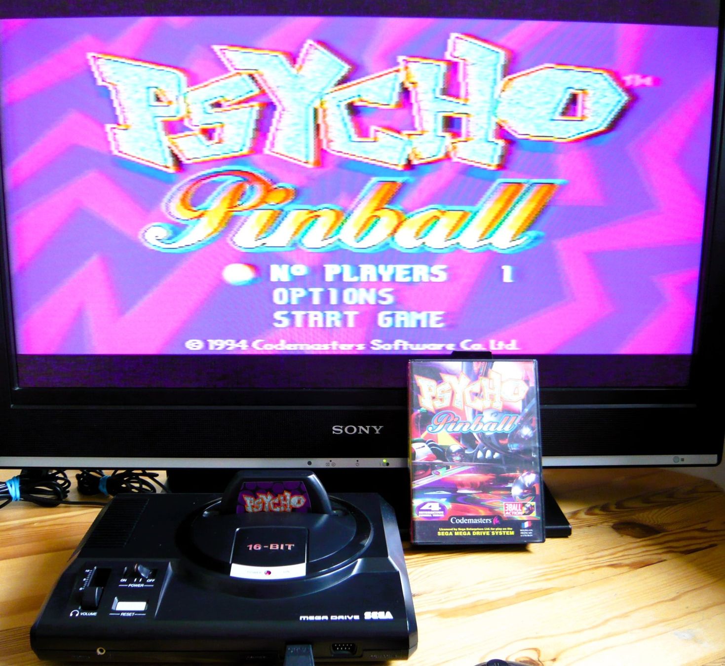 Sega Giochi: Mega Drive : Psycho Pinball ! CIB, Bon état – Usato da Onex venduto da Jaguar1986