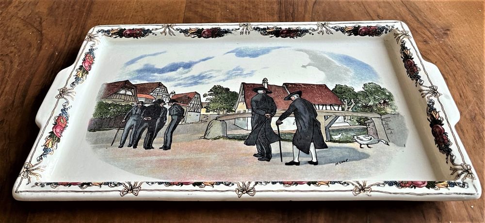 Emaille-Tablett Rechteckiges Serviertablett Emailli Produktbild-Vorschau 11