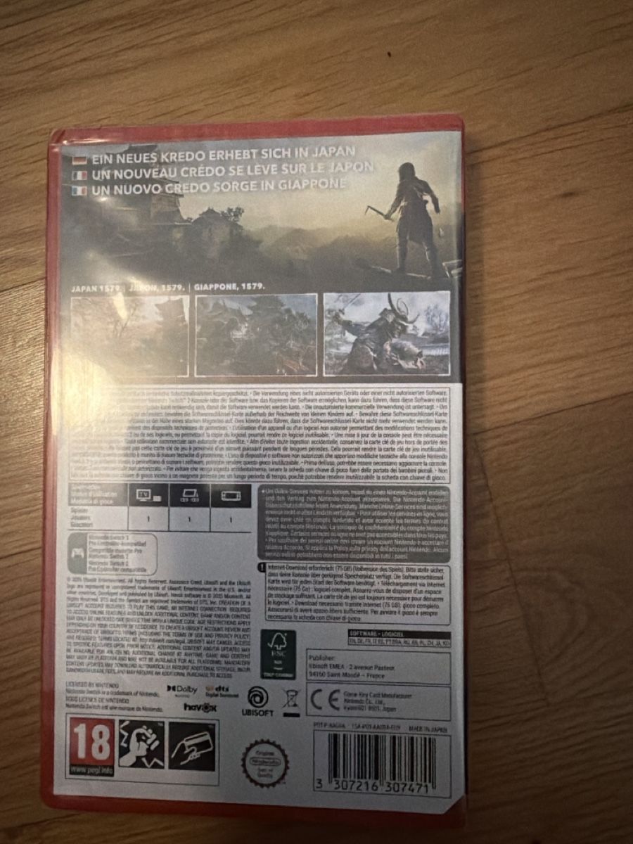 Nintendo Giochi: Assassin's Creed Shadows Nintendo Switch neu versiegelt – Nuovo e nell'imballaggio originale da Lenzburg venduto da cream_scream 1