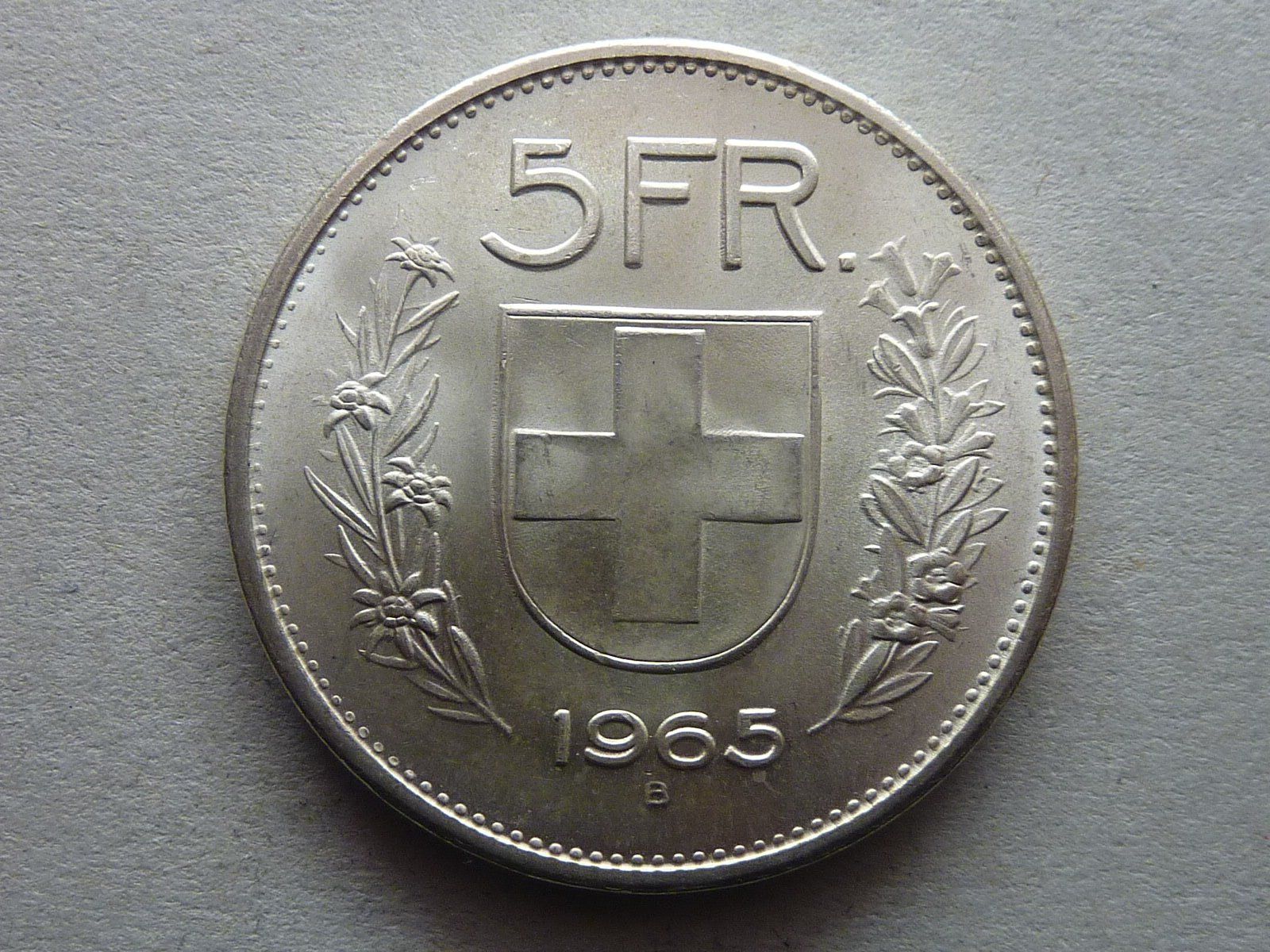 Alle Münzen: 5 Fr.  1965  unz. / stgl. – Neu (gemäss Beschreibung) aus Seon von aee_7gpz