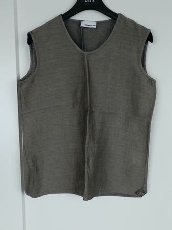 Leinen Blusen Top, Frank Walter, Gr. M/38