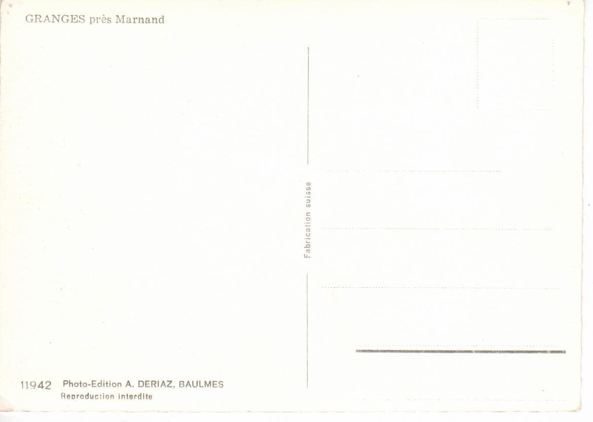 Cartoline postali: Granges près Marnand – Usato da Wolhusen venduto da Curver9 1