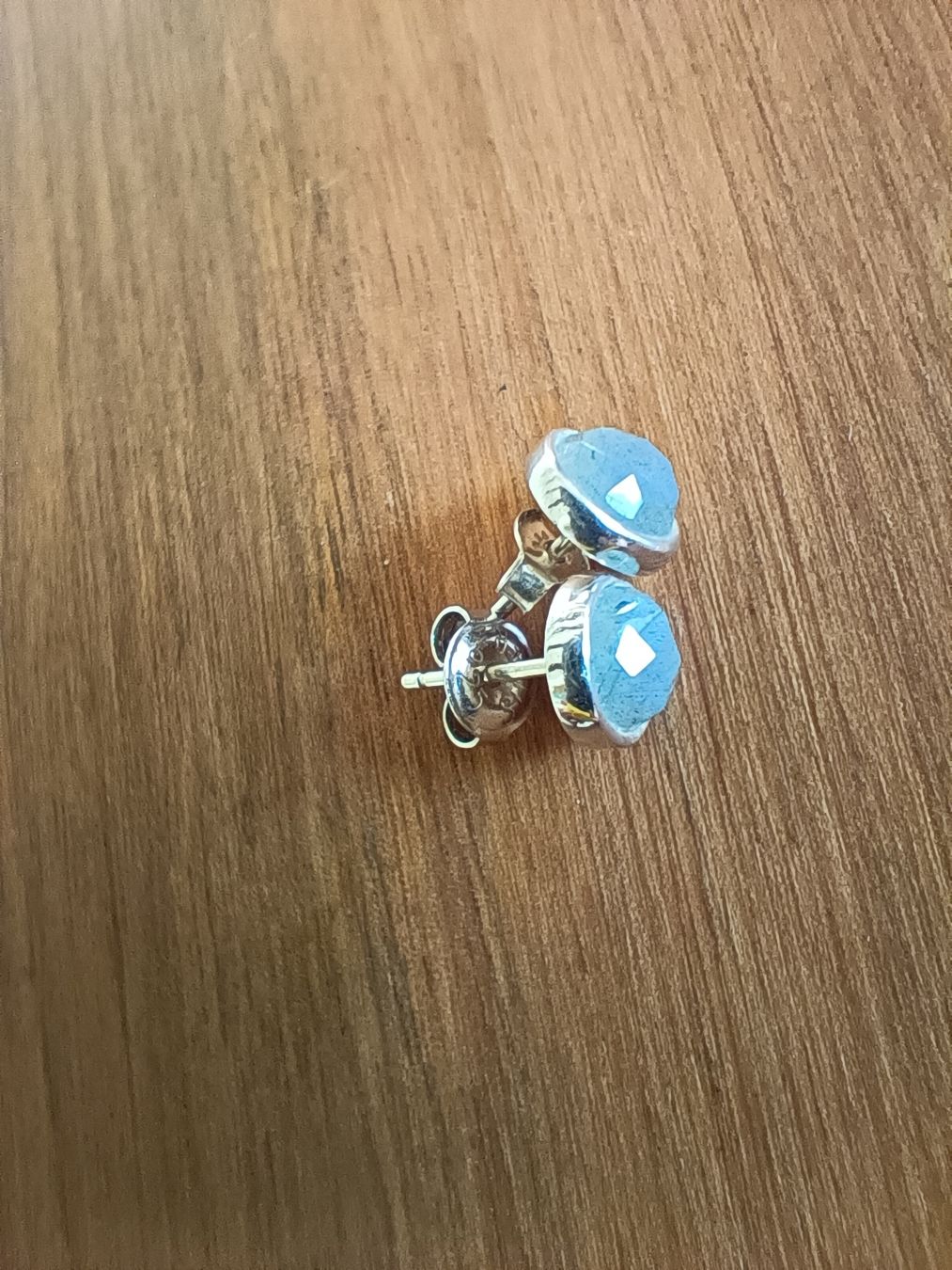 Orecchini pendenti & Orecchini a lobo: Labradorit Ohrstecker, 925er Silber 🤩 – Nuovo (secondo la descrizione) da Adliswil venduto da Vimovi 2