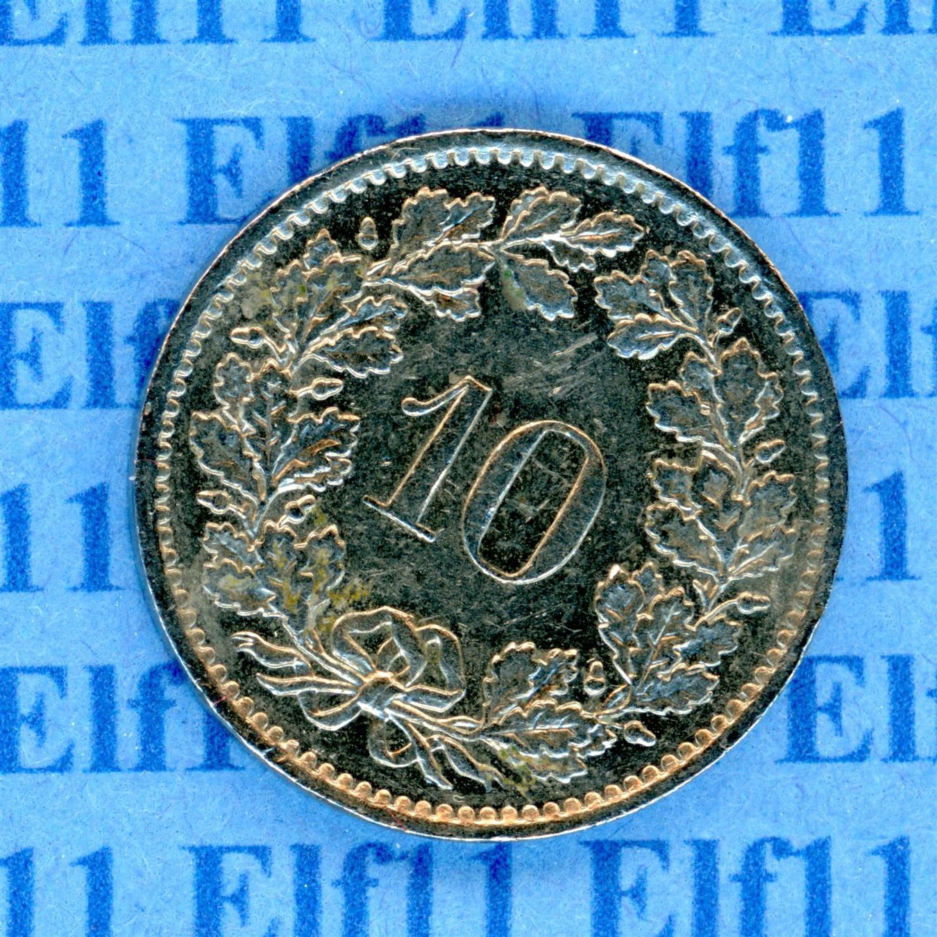 Tutti le monete: CHF___0.10 1978 -vz 10 Rappen – Usato da Widnau venduto da Elf11 1