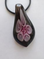 Glas Anhänger mit Kette
