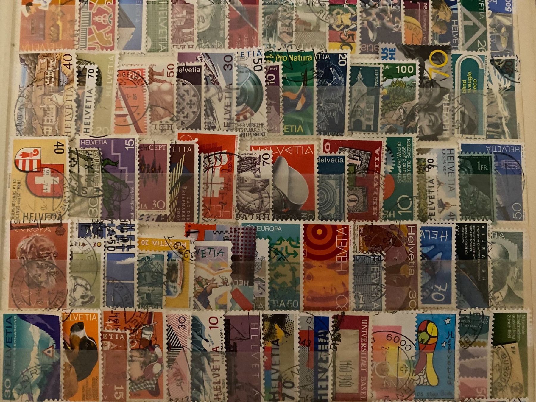 Tutti i francobolli: Briefmarken Sammlung Schweiz, 120 stuck – Usato da matten b. interlaken venduto da jfran17 2