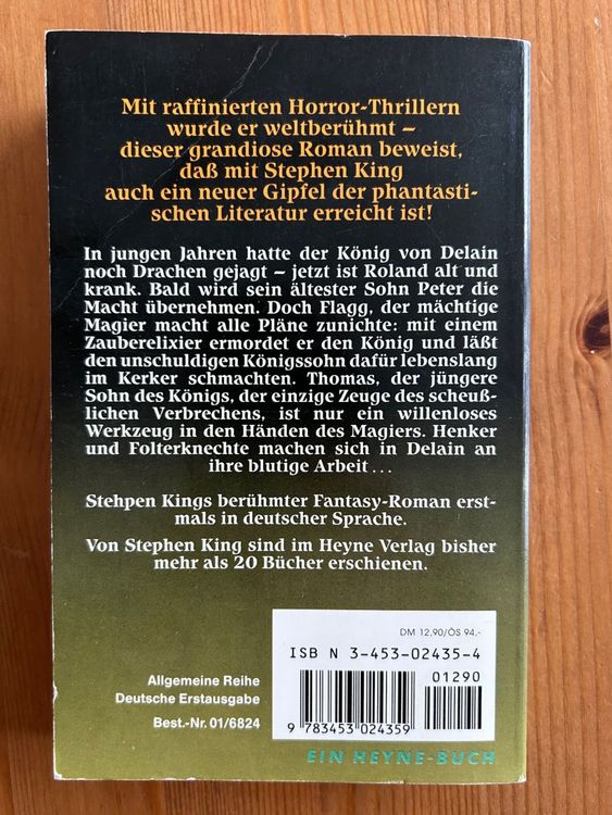 Die Augen des Drachen, Stephen King Kaufen auf Ricardo