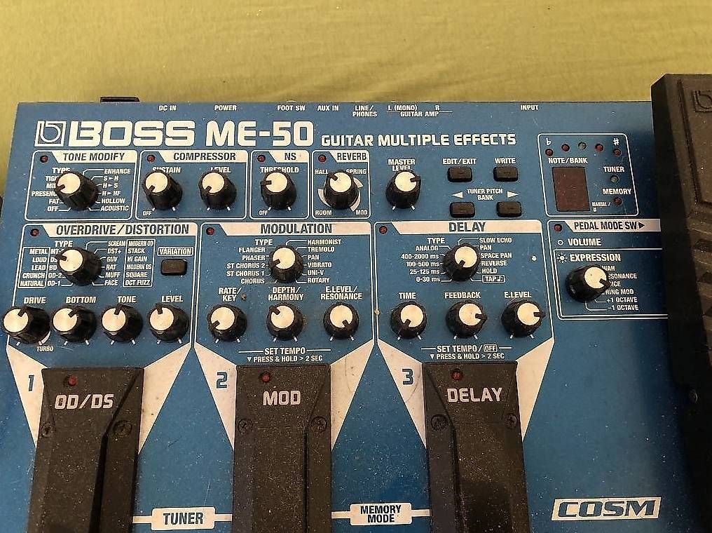 Strumenti musicali: Effektmaschine Boss ME 50 – Usato da Villnachern venduto da focusride 3