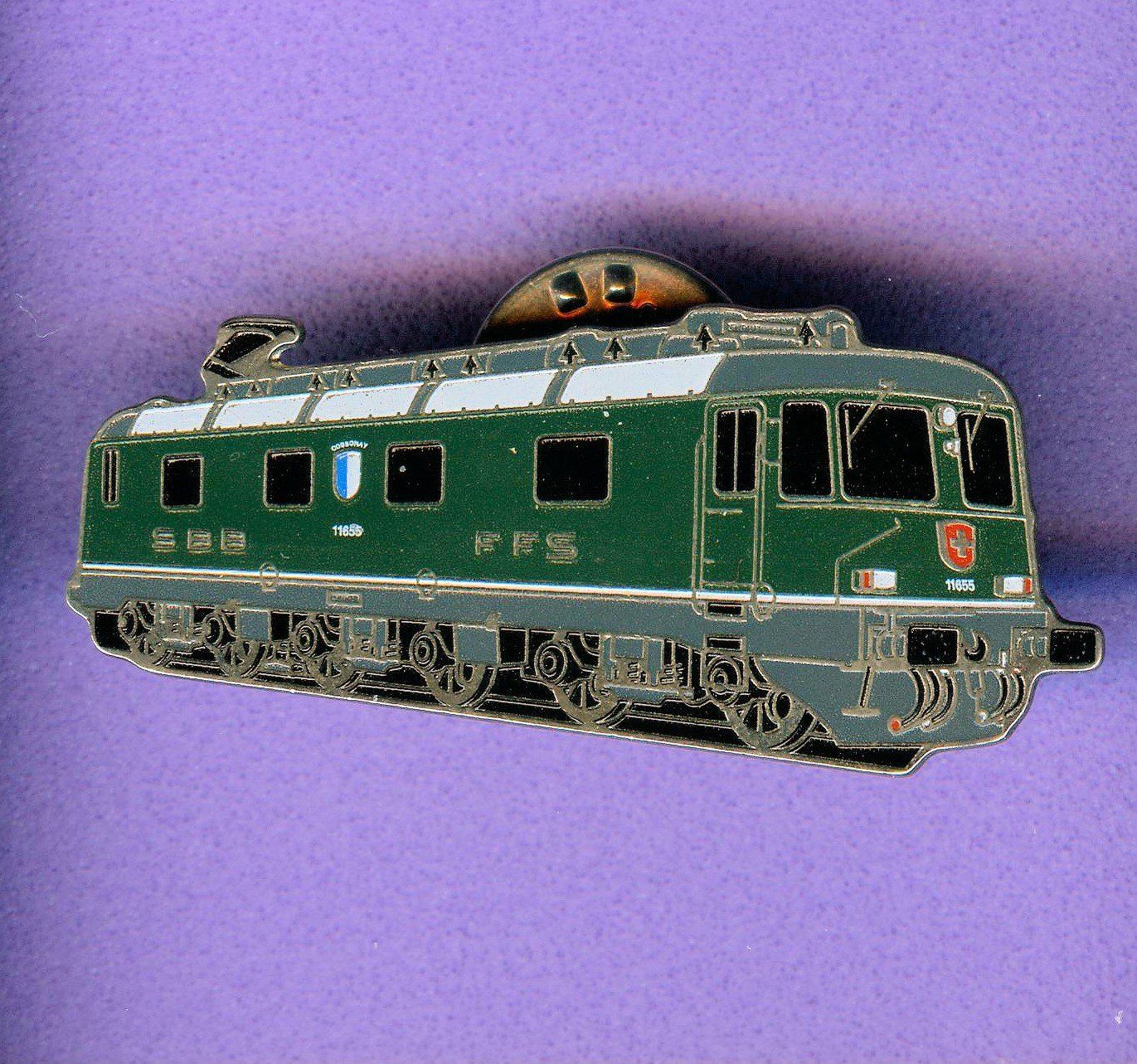 SBB/CFF/FFS Placchette & Badge: Schmid-Müller  Re 6/6  Lim.1750 – Usato da Winterthur venduto da Sammleroase