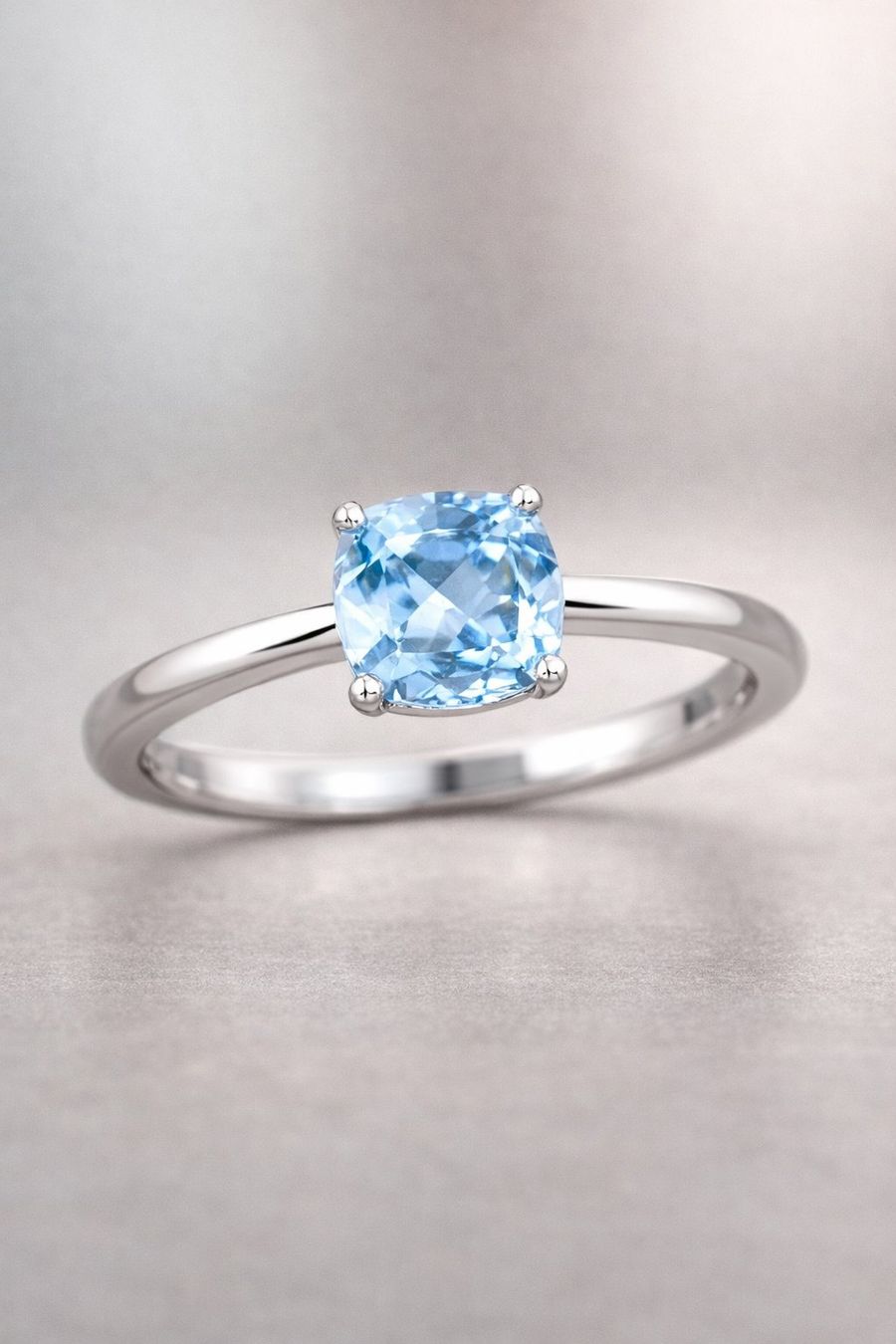 Anelli: Topas Ring 750 Weissgold – Nuovo e nell'imballaggio originale da Sargans venduto da Kiness