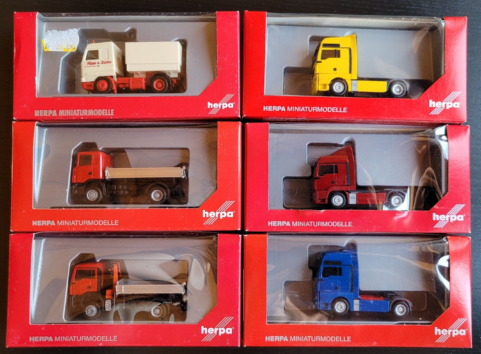 Herpa Kits de montage: Herpa LKW's 1:87 – D'occasion à Hettiswil par kuese85