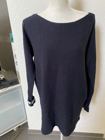 Yaya women Damen Long Pullover dunkelblau Gr. L Baumwolle 