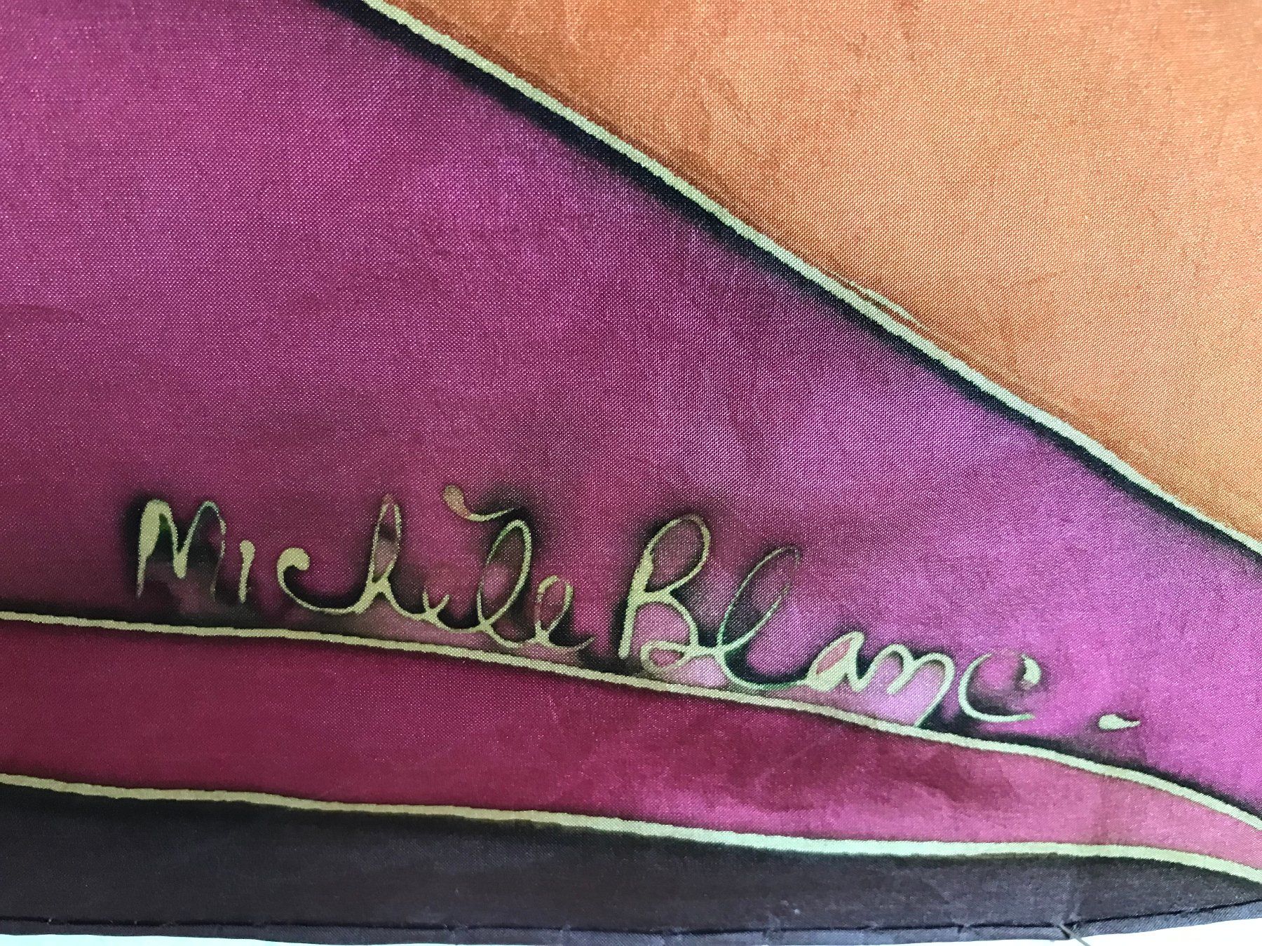 Foulard & Sciarpe: Seidenfoulard von Michèle Blanc – Usato da Birmenstorf venduto da Holzbeige 1