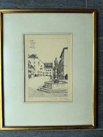 Bild Wiler Hofbrunnen mit Hof im Hintergrund