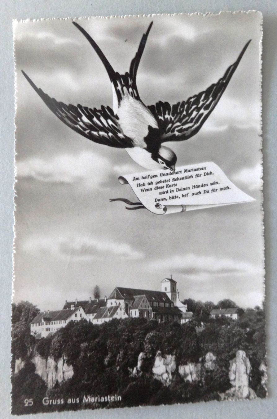 Cartoline postali: Gruss aus Mariastein – Usato da Fétigny venduto da Billy2miny