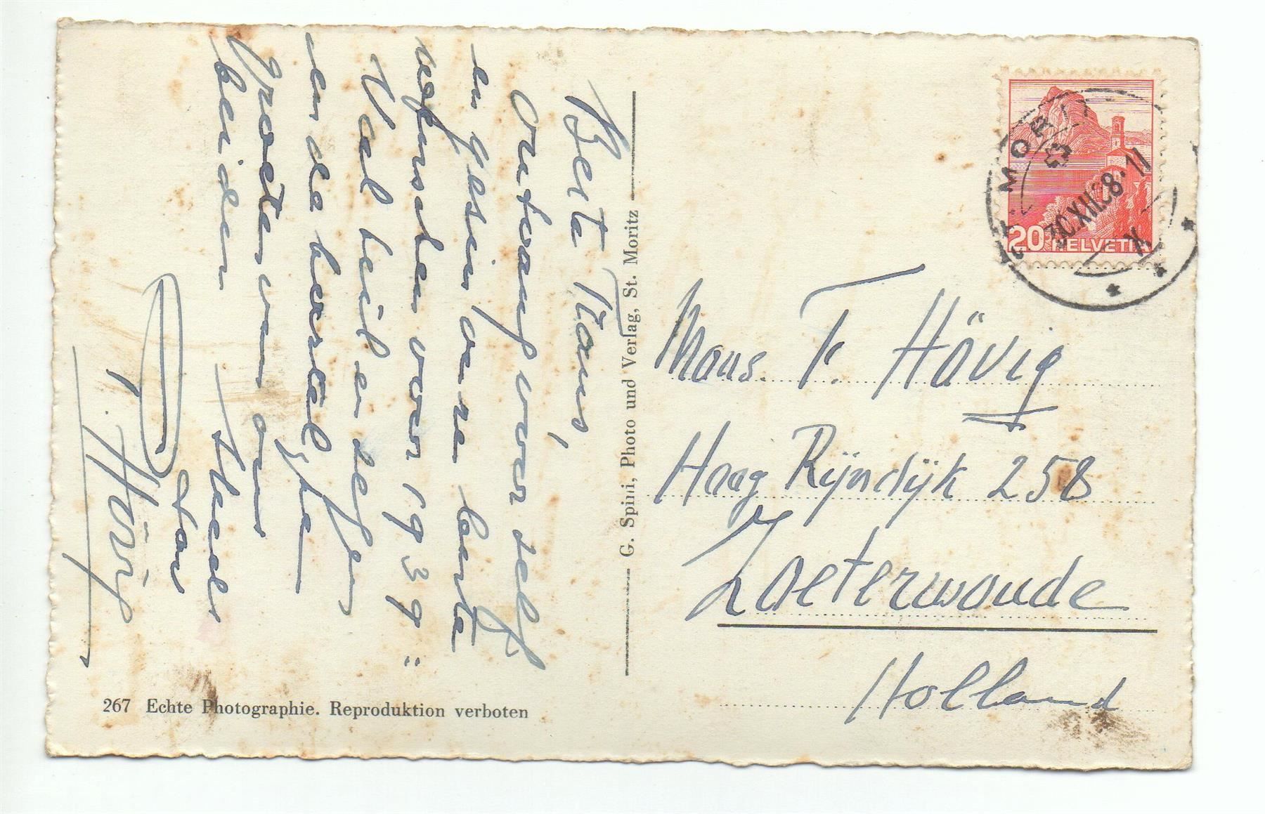 Cartoline postali: ST. MORITZ-DORF Bahnhof mit Bahn – Usato da Jona venduto da philajona 1