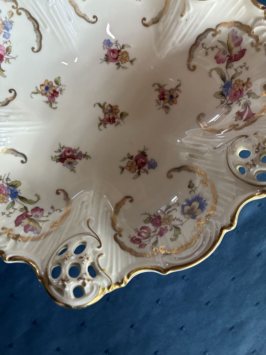 Rosenthal Schalen: Rosenthal Gebäckschale mit durchbrochenem Rand  – Gebraucht aus Dornach von Rosengarten 3