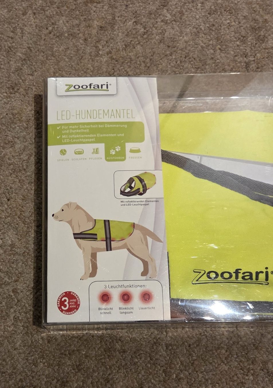 Abbigliamento: Hunde Leuchte Weste Gelb – Nuovo e nell'imballaggio originale da Niederbipp venduto da Trude04 2