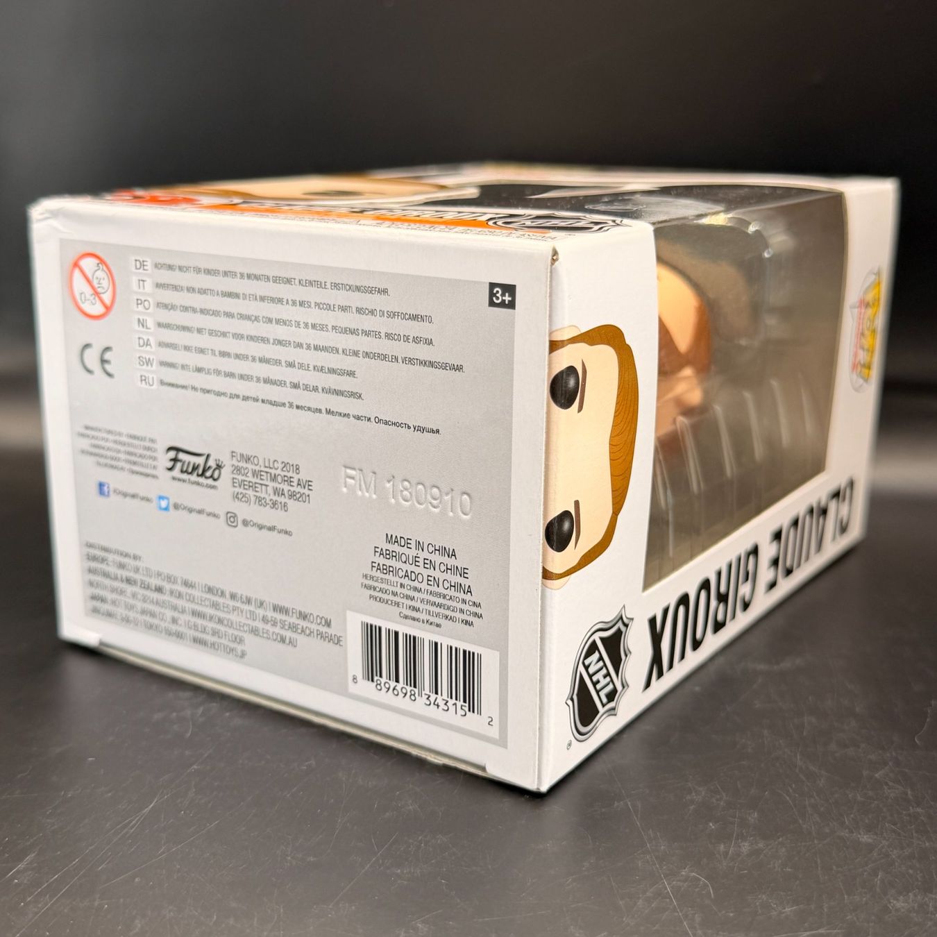 Funko Statuette: Funko Pop! NHL Claude Giroux 33 – Usato da Düdingen venduto da Nerdworld 3