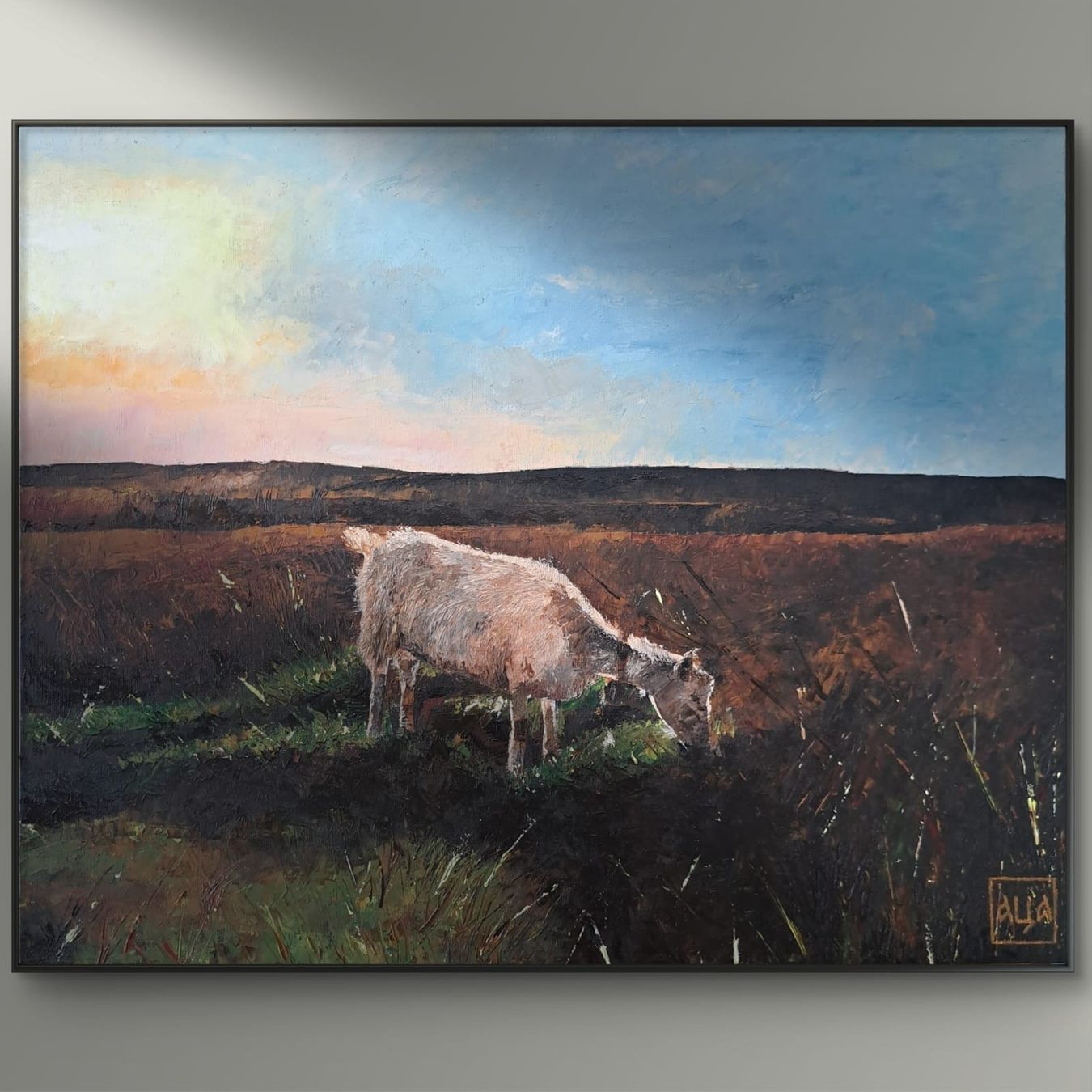 Dipinti: Öl auf Leinwand  - Abendfrieden – Usato da Oberentfelden venduto da jablan_art 1