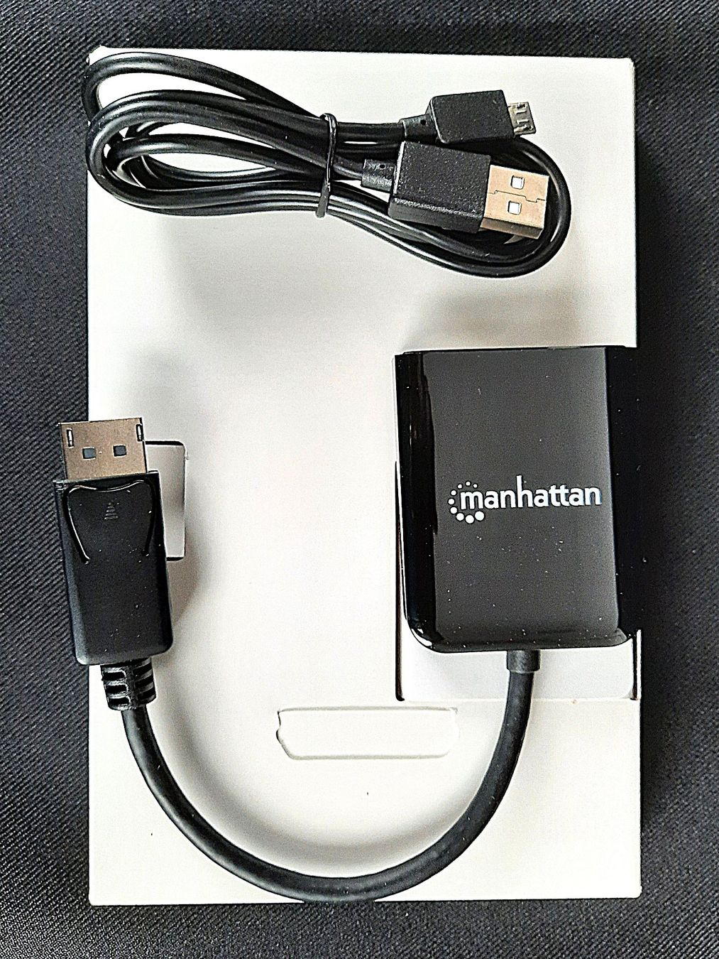 Laufwerke & Adapter: MANHATTAN Display Port to Dual – Neu (gemäss Beschreibung) aus Beinwil am See von Restwert_Beinwil 2