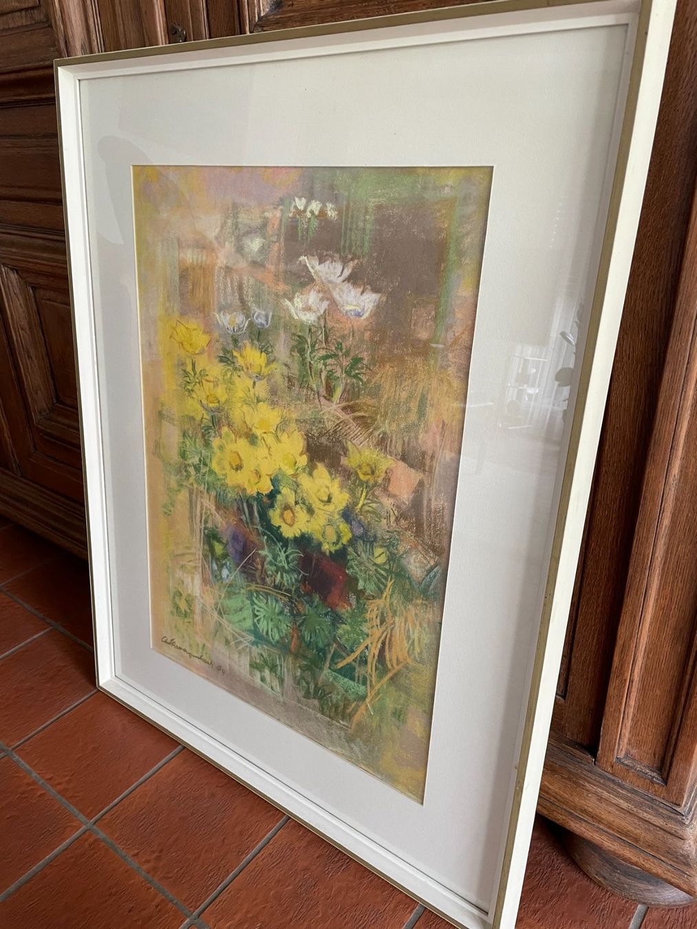 Dipinti: Blumen Gemälde Armin Schwarzenbach – Usato da Biel/Bienne venduto da tho_ym82