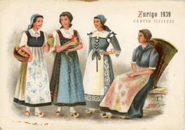 Zürich  ZH  -   Grotto Ticinese - Trachten /   LANDI  1939