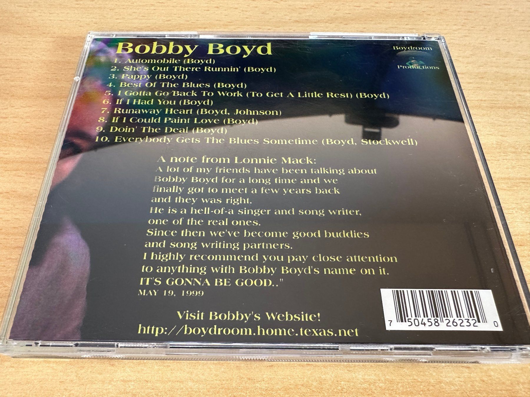 CD: Bobby Boyd – Bobby Boyd – Usato da Rikon im Tösstal venduto da Alpenmutz 1