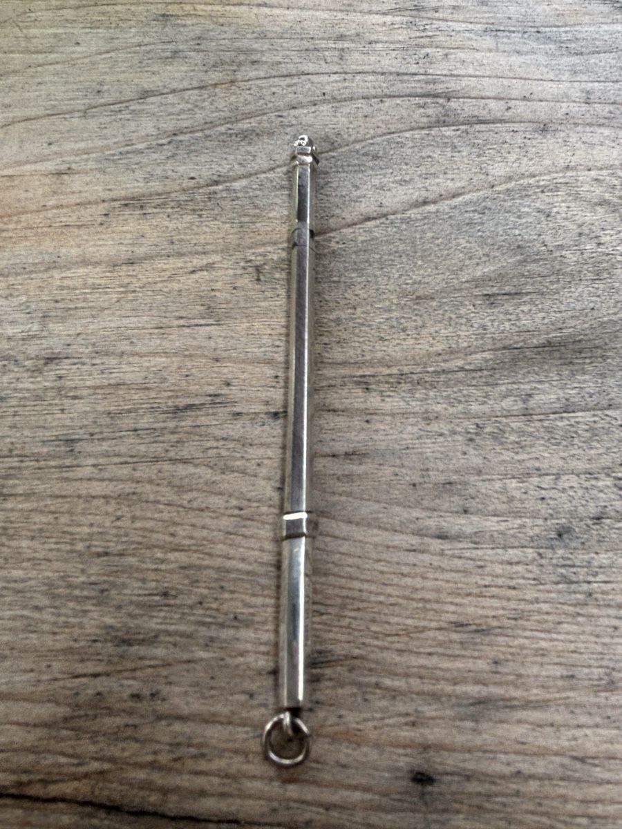 Set di posate: SWIZZLE-STICK SILBER mit Box, Sterling Silber antik – Usato da Würenlos venduto da Ashley24 5